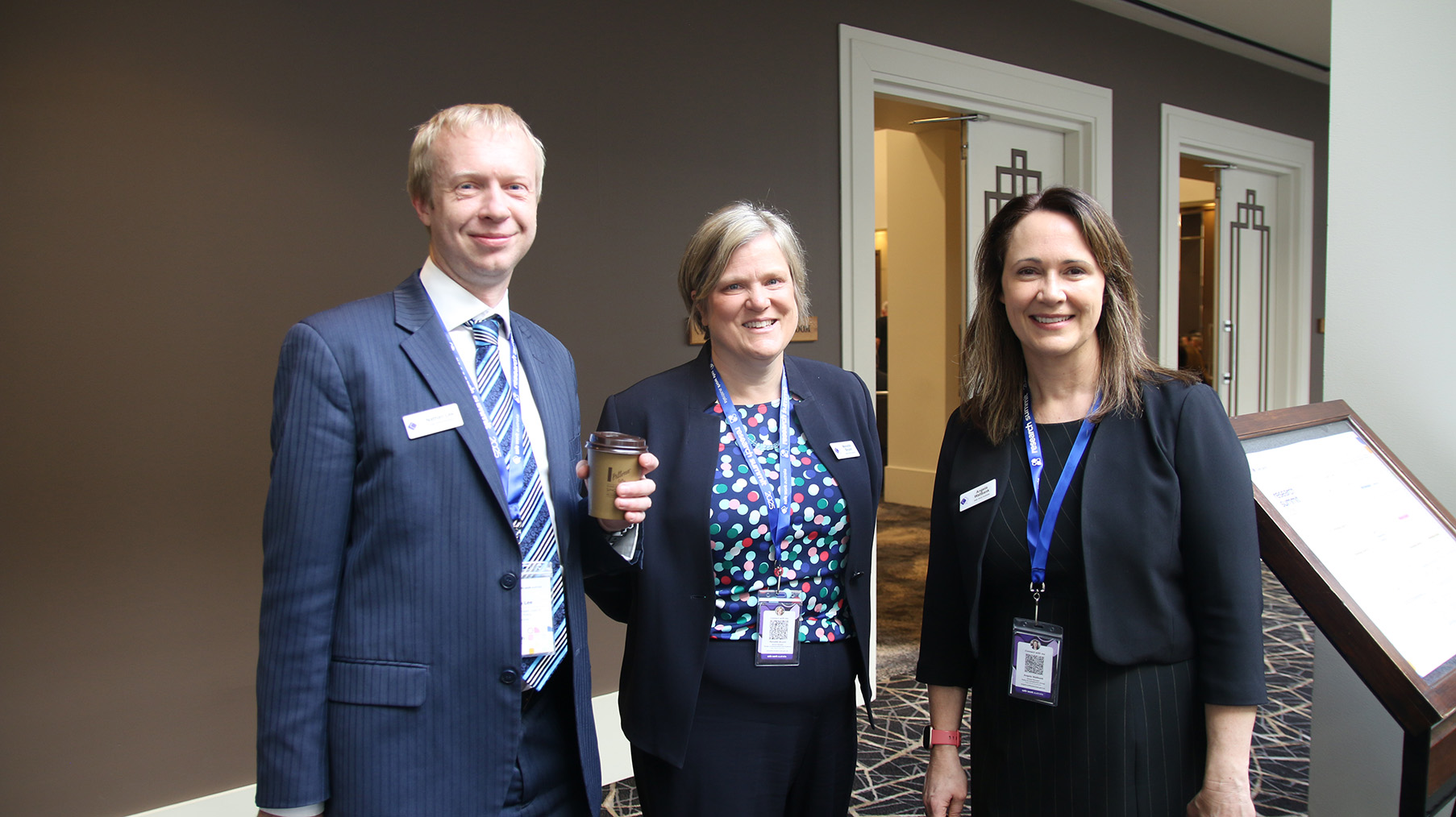 Nathan Lee, Meredith Bryant and Angela Wallbank