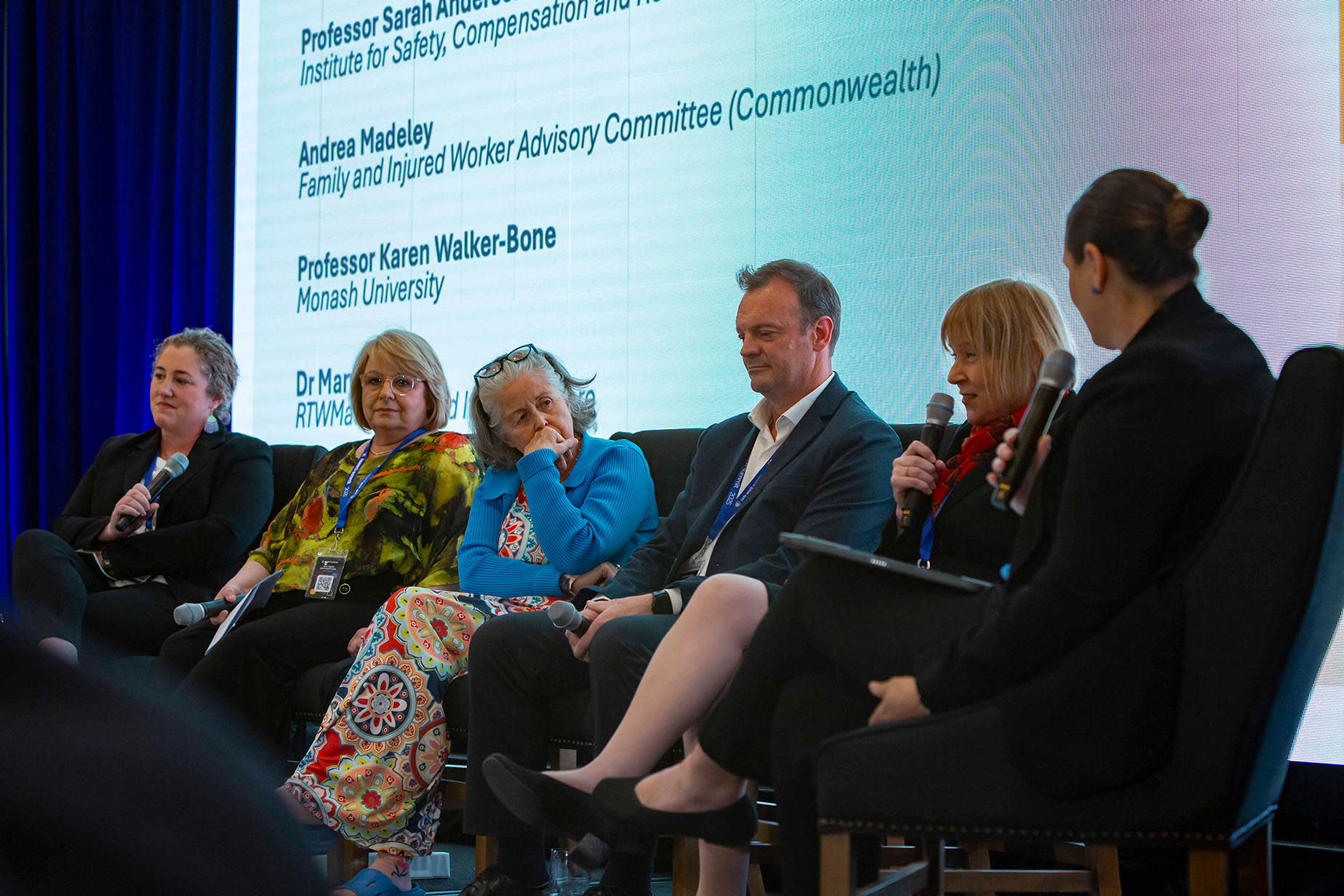 Mandy Young, Sarah Anderson, Andrea Madeley, Karen Walker-Bone, Dr Mary Wyatt, Michael Young