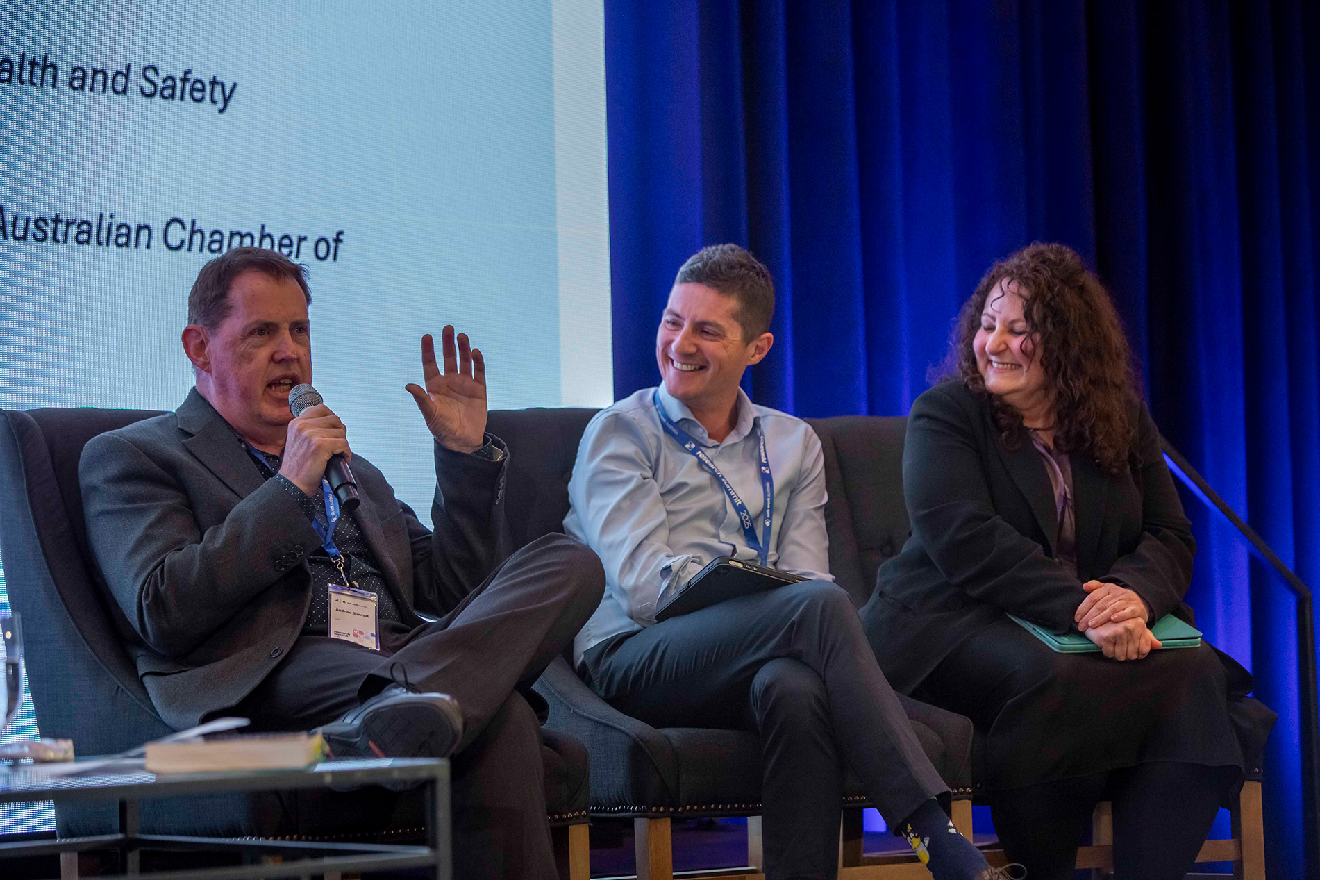 Jacqueline Agius, Liam O’Brien and Andrew Stewart