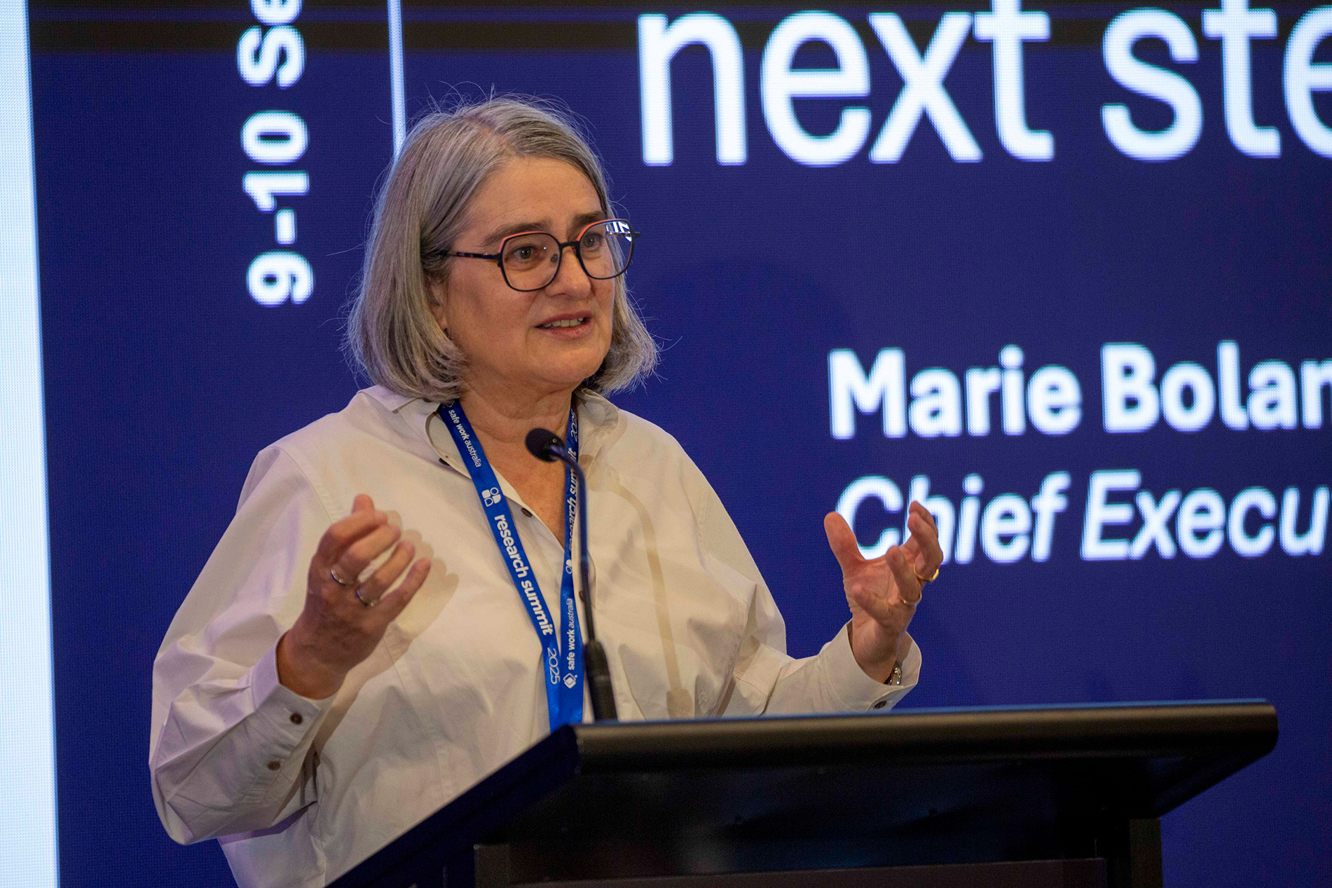 SafeWork Australia CEO, Marie Boland