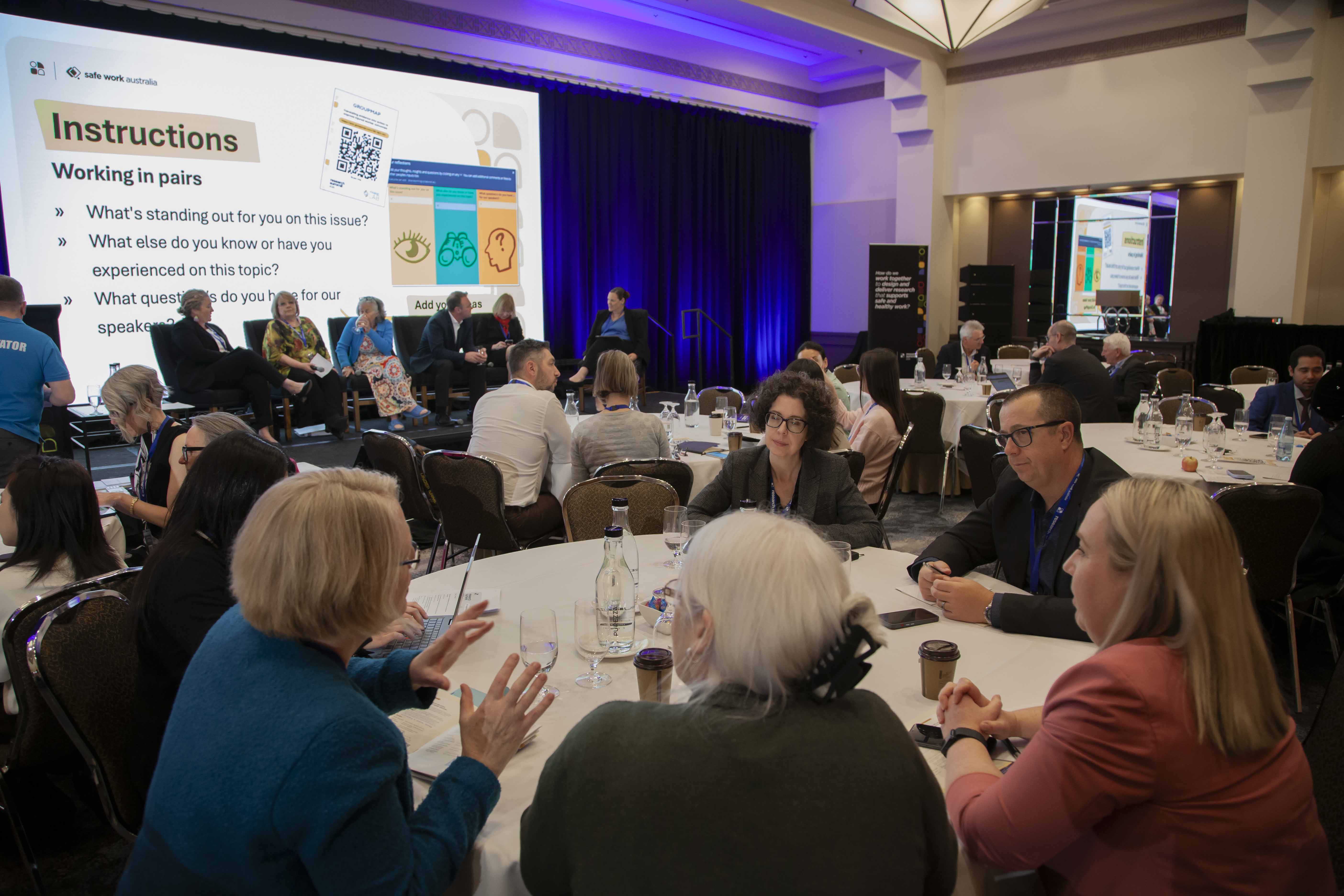 Participants collaborate and share thoughts at the Research Summit