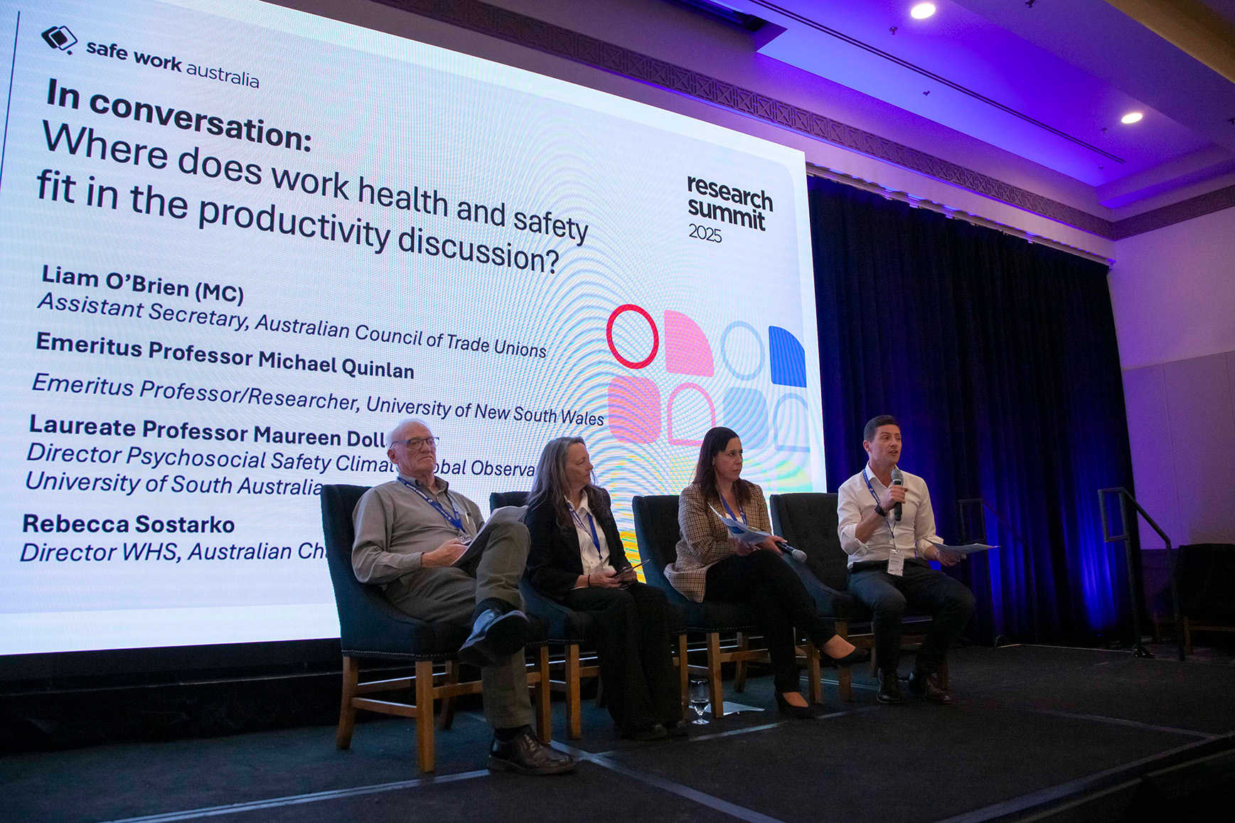 Michael Quinlan, Maureen Dollard, Rebecca Sostarko and Liam O’Brien