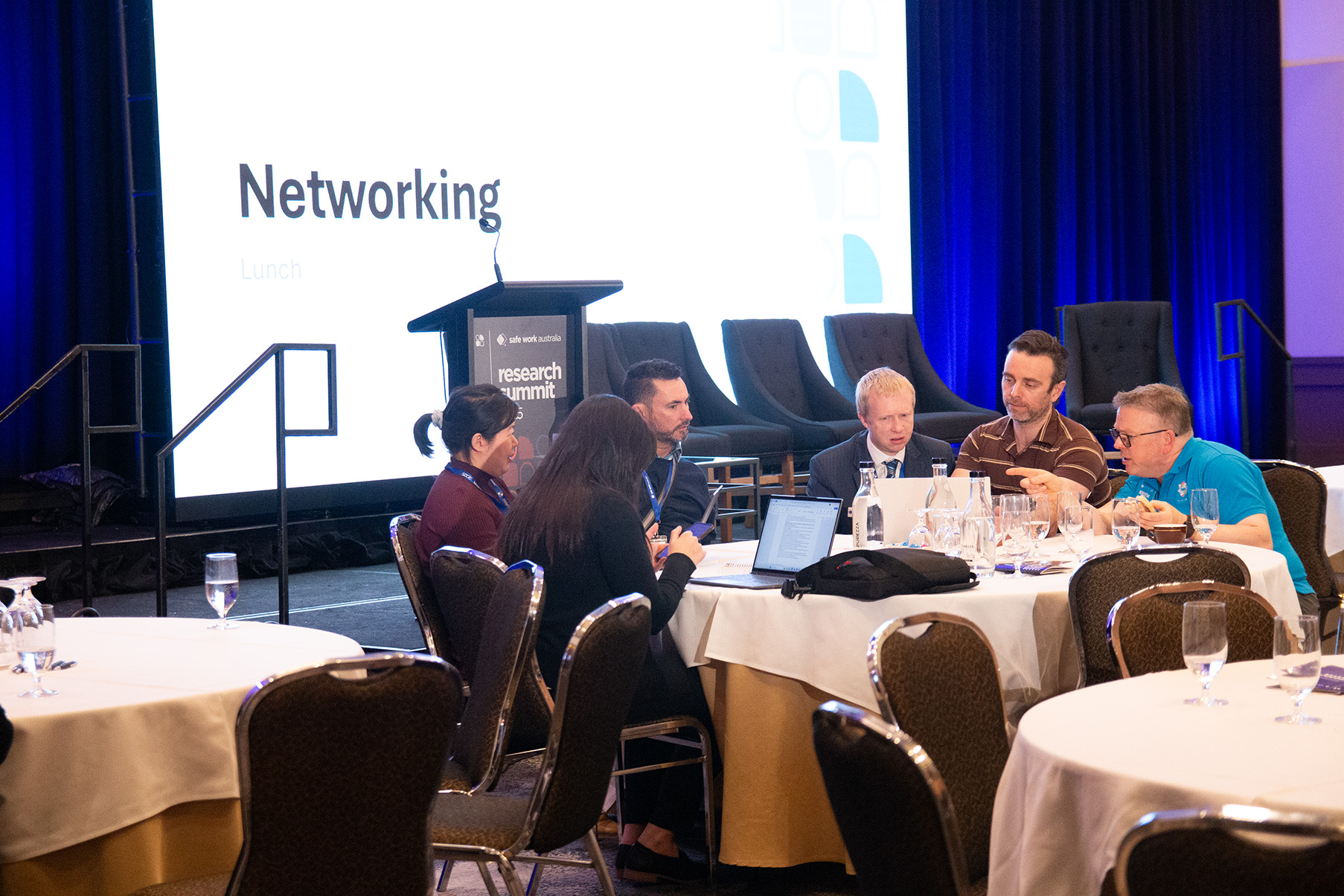 Nargis Payenda, Sarah Li, Jim Gilchrist, Nathan Lee, Oliver Granger and Keith Greaves.