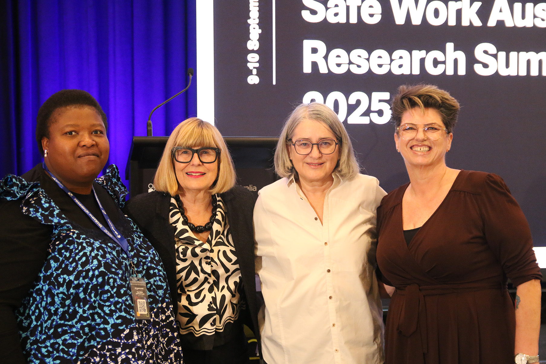 StellaMay Gwini, Anna Booth, Marie Boland and Professor Nareen Young