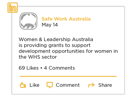 Our post on LinkedIn had great levels of engagement.