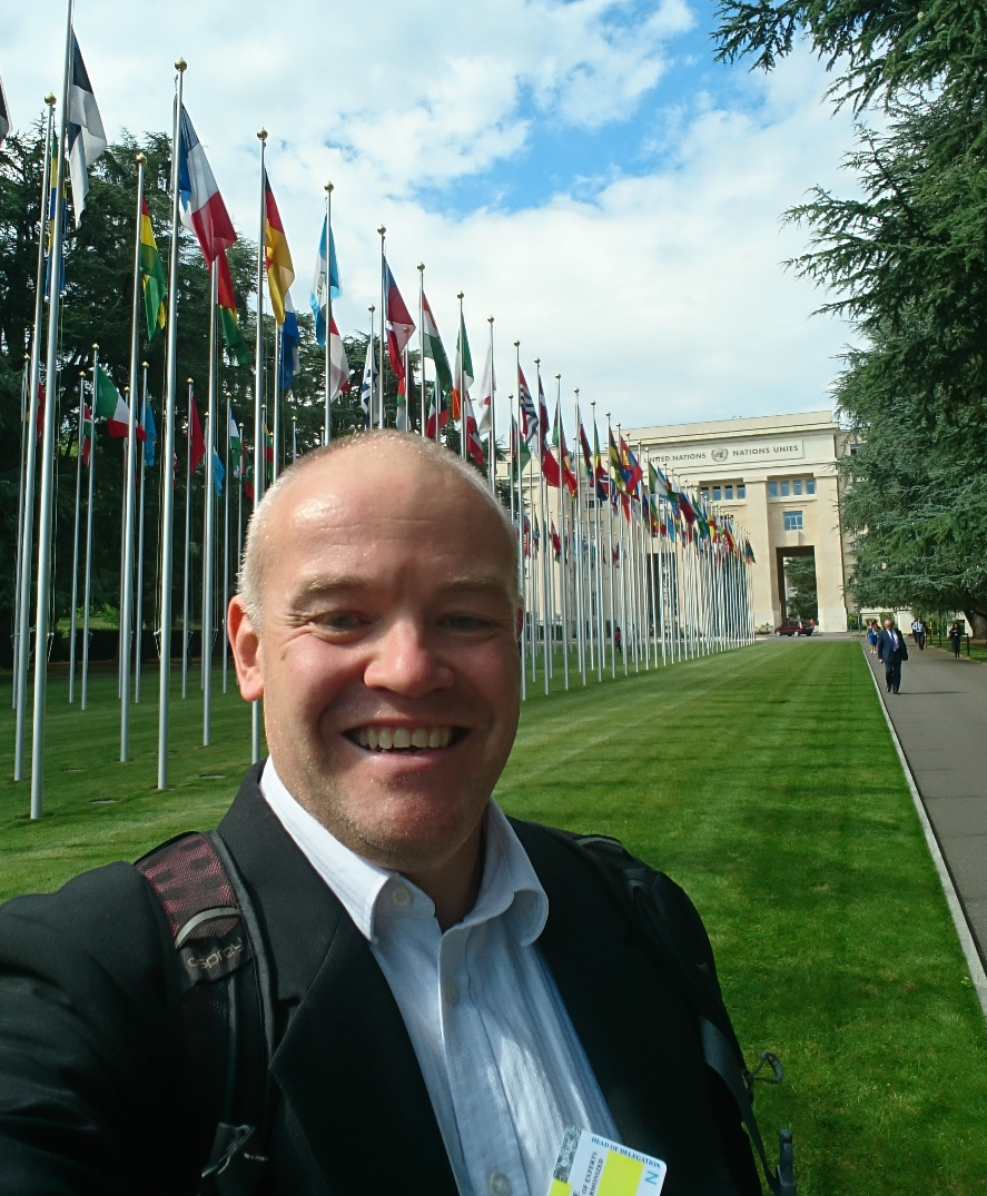 Paul Taylor in Geneva at the United Nations Sub-Committee of Experts for the GHS.