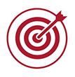arrow in target icon