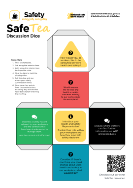 NSWM 2025 SafeTea discussion dice 1
