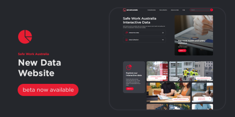 New data website with image of webpage