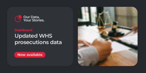 Updated WHS prosecutions data now available