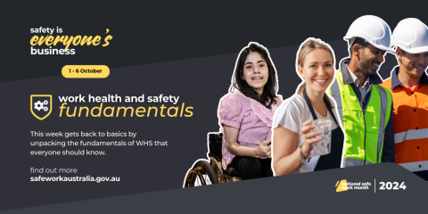 Week 1, National Safe Work Month, WHS Fundamentals