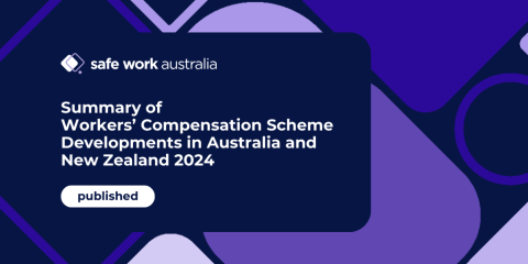 Title of the report, Summary of Workers’ Compensation Scheme Developments in Australia and New Zealand 2024