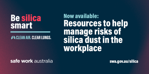 Resources to help manage risks of silica dust in the workplace