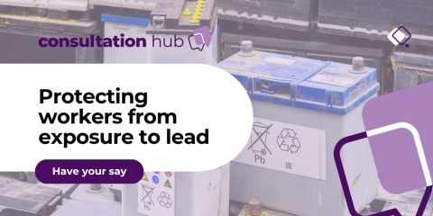 Protecting workers from exposure form lead. Have your say.