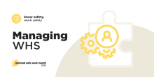 image with cog icon and word managing whs
