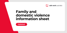 Family and domestic violence information sheet