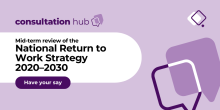 Have your say on the National Return to Work Strategy 2020-2030