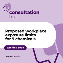 Proposed workplace exposure limits for 9 chemicals