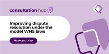 Title of consultation: Improving dispute resolution under the model work health and safety laws