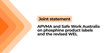 Joint statement: APVMA and Safe Work Australia on phosphine product labels and the revised WEL
