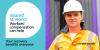 Man wearing high visibility clothing and hard hat - Injured at work? Workers' compensation can help